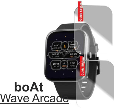 DB Impossible Screen Guard for BOAT WAVE ARCADE SMARTWATCH(Pack of 2)