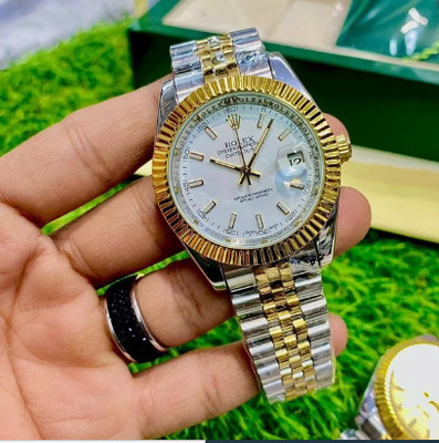 Pranshi Nano Glass for Golden Stainless Steel Rolex watch A 26.05.2019 - Copy (6)(Pack of 2)