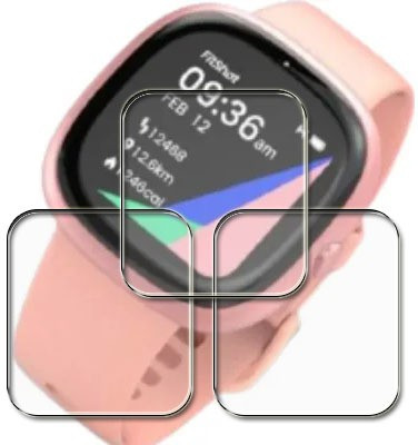 tombik Impossible Screen Guard for D51-Fitshot Flair Smartwatch(Pack of 3)