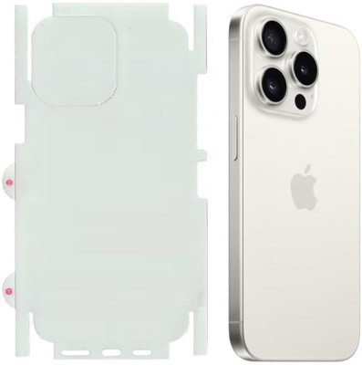 GET PAY Impossible Screen Guard for Designed for iPhone 15 Back Screen Protector Guard [Not Glass] Self Healing Unbreakable, Designed for iPhone 15 Back Screen Protector Guard [Not Glass](Pack of 1)