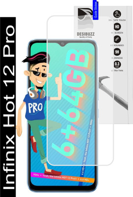 DESIBUZZ Impossible Screen Guard for Infinix Hot 12 Pro(Pack of 1)