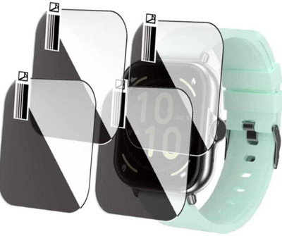 KHWABEEDA Impossible Screen Guard for PEBBLE SPARK ACE 1.85 SMART WATCH SCREEN GUARD (P-4)(Pack of 4)