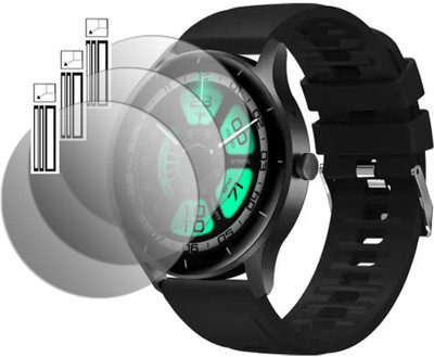 DOUMOF Edge To Edge Screen Guard for Fire-Boltt Talk Go SMARTWATCH(Pack of 3)