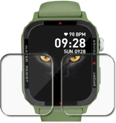 DOWRVIN Impossible Screen Guard for Fire Boltt tank smartwatch screen guard ( pack of 2)(Pack of 2)