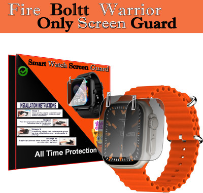 daffin Impossible Screen Guard for Fire-Boltt Warrior(Pack of 2)