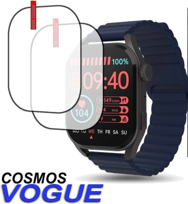 KHWABEEDA Impossible Screen Guard for Pebble Vogue 1.96 Bluetooth Calling Smart Watch(Pack of 2)