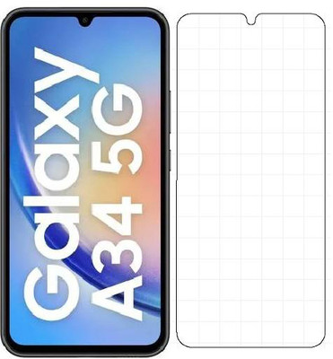 PHONICZ RETAILS Impossible Screen Guard for Samsung Galaxy A34(Pack of 1)