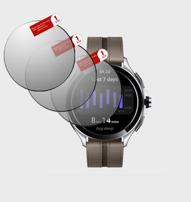 daffin Impossible Screen Guard for Xiaomi Watch 2 Pro(Pack of 3)