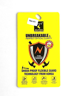 oval designs Impossible Screen Guard for Oppo A71(Pack of 1)