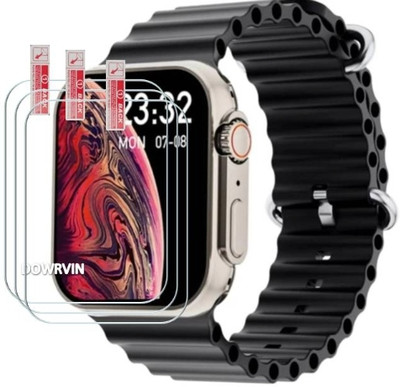 DOWRVIN Impossible Screen Guard for GIZMORE VOGUE 1.95 SMART WATCH (PACK OF 3)(Pack of 3)