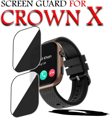 KHWABEEDA Impossible Screen Guard for BOULT CROWN X SMART WATCH (PACK OF 2)(Pack of 2)
