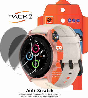 Olonga Impossible Screen Guard for NOISEFIT CORE 2 BUZZ SMART WATCH(Pack of 2)