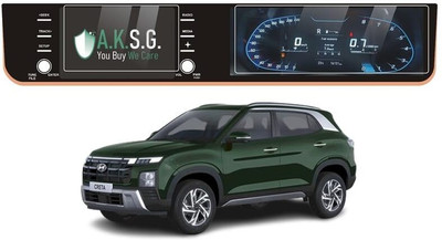 CrystalSecure Impossible Screen Guard for Hyundai Creta Facelift 2024 08 Inch(Pack of 2)
