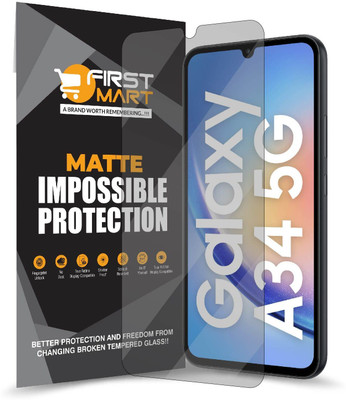 FIRST MART Impossible Screen Guard for Samsung Galaxy A34 5G, Samsung A34 5G, Samsung M34 5G, Samsung F34 5G(Pack of 1)