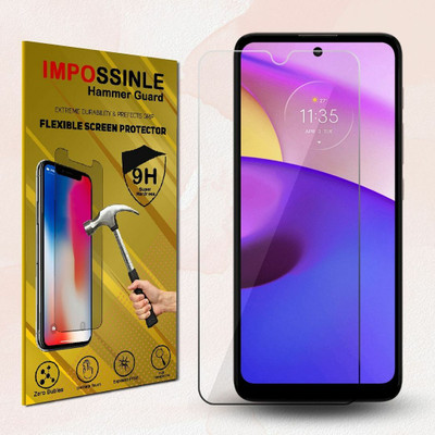Enlinea Impossible Screen Guard for Moto E40 Glossy Screen Protector, Motorola Moto E40(Pack of 1)