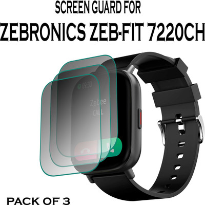 hirdesh Impossible Screen Guard for Zebronics ZEB-FIT7220CH SMARTWATCH SCREEN GUARD(Pack of 3)