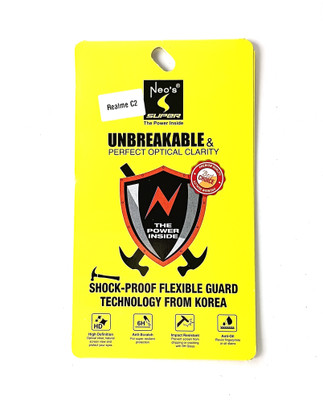 oval designs Impossible Screen Guard for REALME C2(Pack of 1)