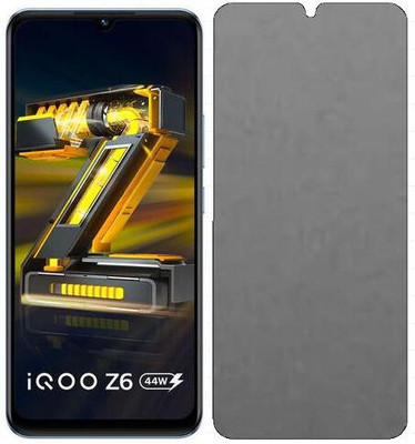Nishad Edge To Edge Tempered Glass for SB-Matte-NOV23-Iqoo Z6 4G(Pack of 1)