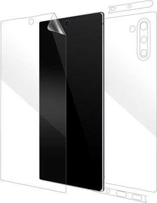 INDIKAN Front and Back Screen Guard for Samsung Galaxy Note 10(Pack of 1)