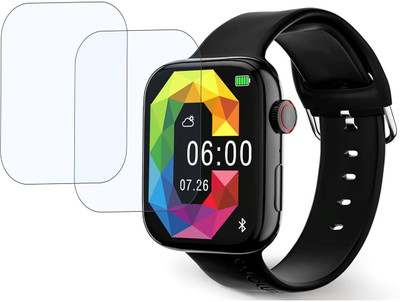 AHWAVEEDA Impossible Screen Guard for Best Fit Smartwatch Screen Protector for Gizmore GizFit CLOUD 1.85(Pack of 2)