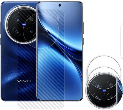 KHWABEEDA Impossible Screen Guard for VIVO X200 PRO 5G BACK SCREEN GUARD 2 CAMERA LENS(Pack of 3)