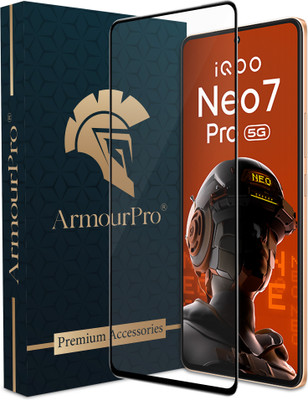 ArmourPro Edge To Edge Tempered Glass for IQOO Neo 7 Pro 5G, IQOO Neo 7 5G, IQOO 11 5G, IQOO 9T 5G(Pack of 1)