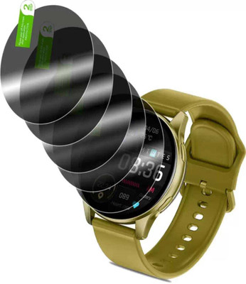 ZIDZEE Impossible Screen Guard for pTRON REFLECT FLASH 1.32 WATCH SCREEN GUARD(Pack of 5)