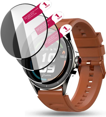 daffin Impossible Screen Guard for Pebble Cosmos Valor(Pack of 3)