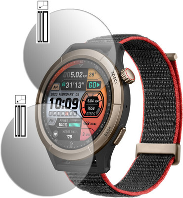 DOUMOF Impossible Screen Guard for Amazfit Cheetah Pro SCREEN(Pack of 2)