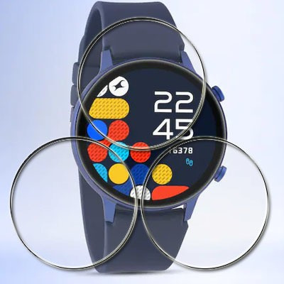 tombik Impossible Screen Guard for PV123-REFLEX PLAY PLUS SMART WATCH(Pack of 3)