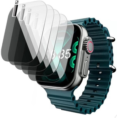 AHWAVEEDA Impossible Screen Guard for BOAT WAVE GENESIS PRO 1.96 SMART WATCH SCREEN GUARD (PACK OF 5)(Pack of 5)