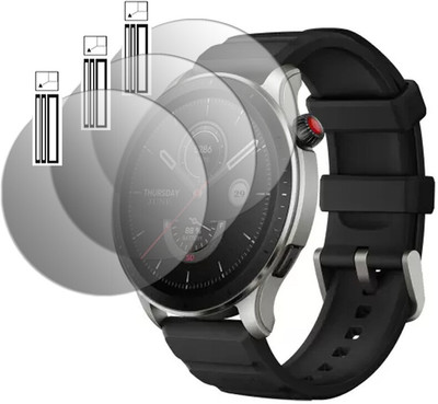hirdesh Impossible Screen Guard for AMAZFIT GTR 4(Pack of 3)