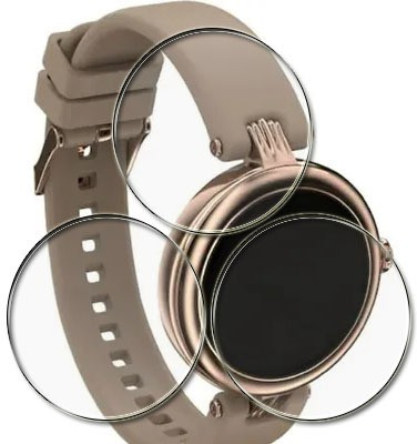 tombik Impossible Screen Guard for PV1-Pebble Venus Smartwatch(Pack of 3)