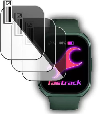 KHWABEEDA Impossible Screen Guard for FASTRACK REVOLTT FS1 PLUS SMART WATCH ( PACK OF 3)(Pack of 3)