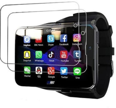 Aleena Impossible Screen Guard for Android Smart watch 2.88 inch Big square screen guard 0.457(Pack of 2)