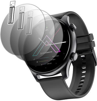 DOUMOF Edge To Edge Screen Guard for CrossBeats Orbit Apex SMARTWATCH(Pack of 3)