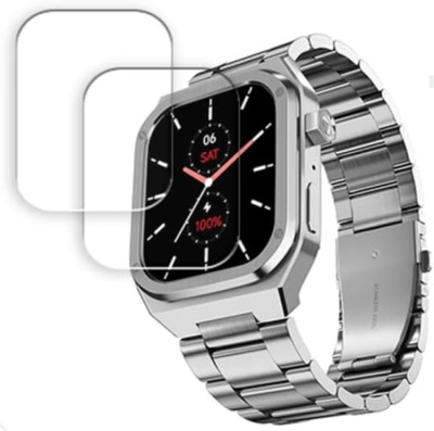 ZIDZEE Impossible Screen Guard for NOISE COLORFIT CHROME 1.85 SMART WATCH SCREEN GUARD (PACK OF 2)(Pack of 2)
