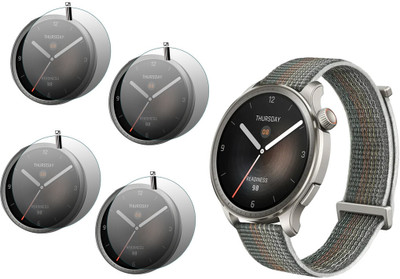 HIDEOUS Impossible Screen Guard for amazfit balance(Pack of 4)