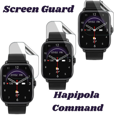 FCS Edge To Edge Screen Guard for Hapipola Command(Pack of 3)