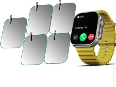 DOWRVIN Impossible Screen Guard for BOULT CROWN 1.95 SMART WATCH SCREEN GUARD ( PACK OF 5)(Pack of 5)