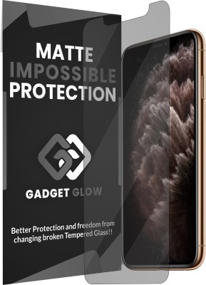 Gadget Glow Impossible Screen Guard for iPhone 11 Pro Max, Apple iPhone 11 Pro Max, Apple 11 Pro Max, Apple iPhone XS Max, Apple iPhone XS Max, Apple xs Max, (Matte Screen Guard)(Pack of 1)