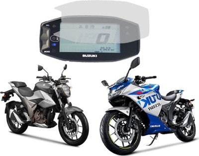 Afpin Impossible Screen Guard for SUZUKI GIXXER SF 250 Screen Guard Protector Accessories Motorcycle Digital Console Speedometer- Clear(Pack of 1)