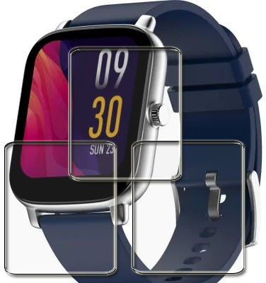 tombik Impossible Screen Guard for D138-Noise Alt OG Smartwatch(Pack of 3)