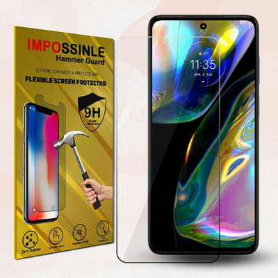 Enlinea Impossible Screen Guard for Moto G82 Glossy Screen Protector, Motorola Moto G82(Pack of 1)
