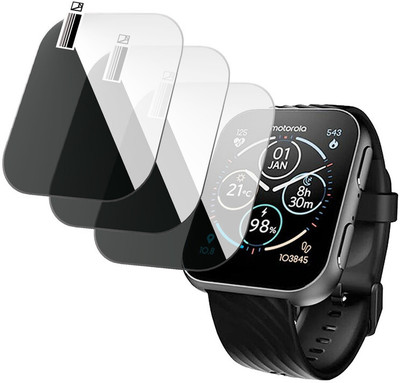 daffin Impossible Screen Guard for Motorola Moto Watch 200(Pack of 3)