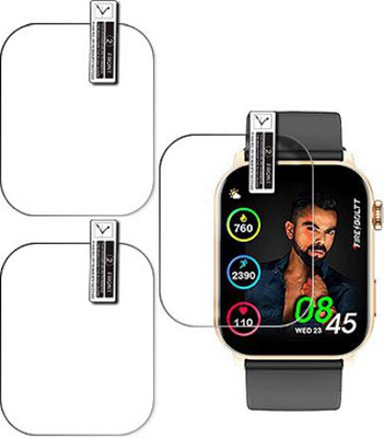SOMTONE Impossible Screen Guard for Fire Boltt Ninja Bell Smartwatch(Pack of 3)