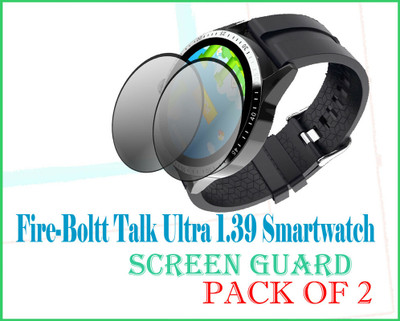 daffin Impossible Screen Guard for Fire-Boltt Talk Ultra(Pack of 2)