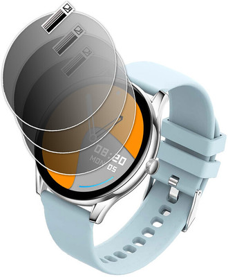daffin Impossible Screen Guard for Pebble Cosmos Bold Metallic Smartwatch, 1.39''(Pack of 3)