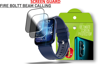 KANCHA Impossible Screen Guard for FIRE BOLTT BEAM SMARTWATCH CALLING(Pack of 2)