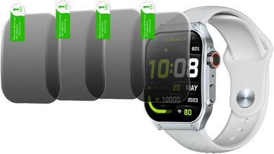HIDEOUS Impossible Screen Guard for haylou watch s8(Pack of 4)